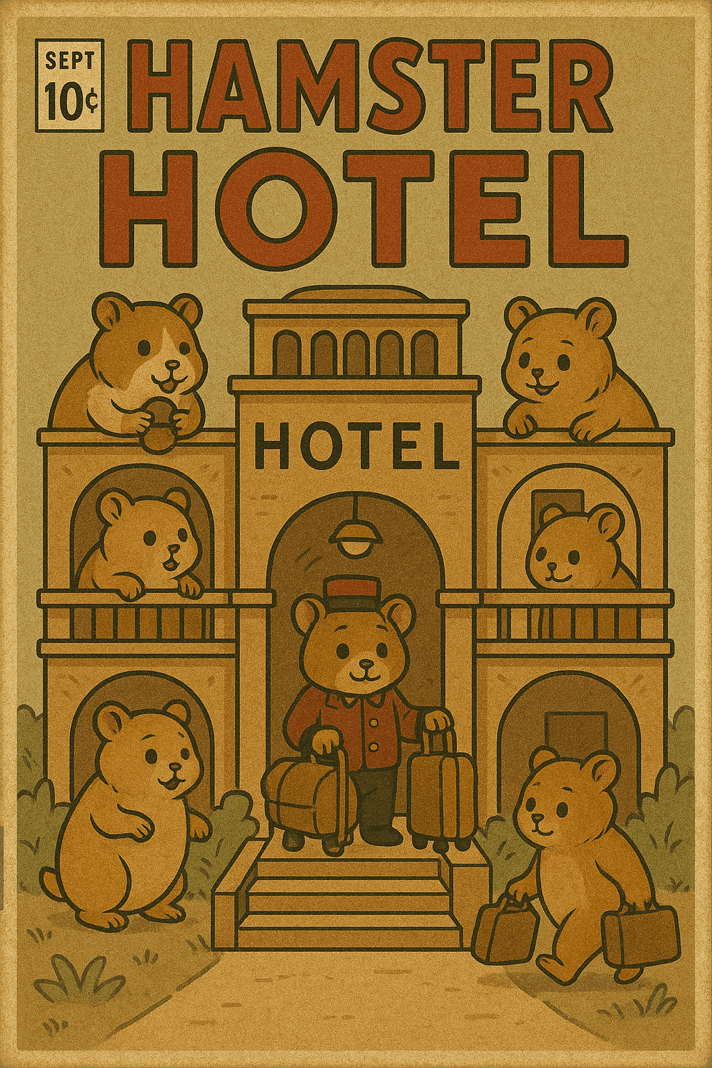 SpotMe Thumbnail. Comicbook cover for the SpotMe project. Opens modal with more informtion