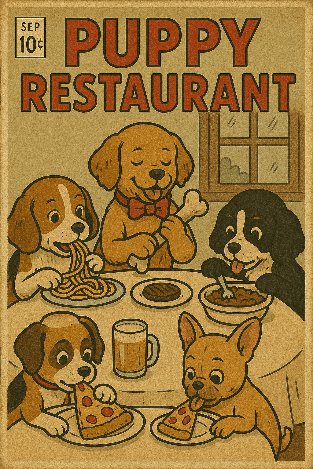SpotMe Thumbnail. Comicbook cover for the SpotMe project. Opens modal with more informtion